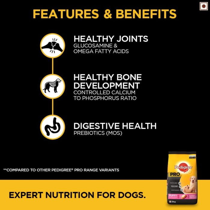 Pedigree PRO Expert Nutrition Dry Dog Food For Large Breed Puppy_3-18Months