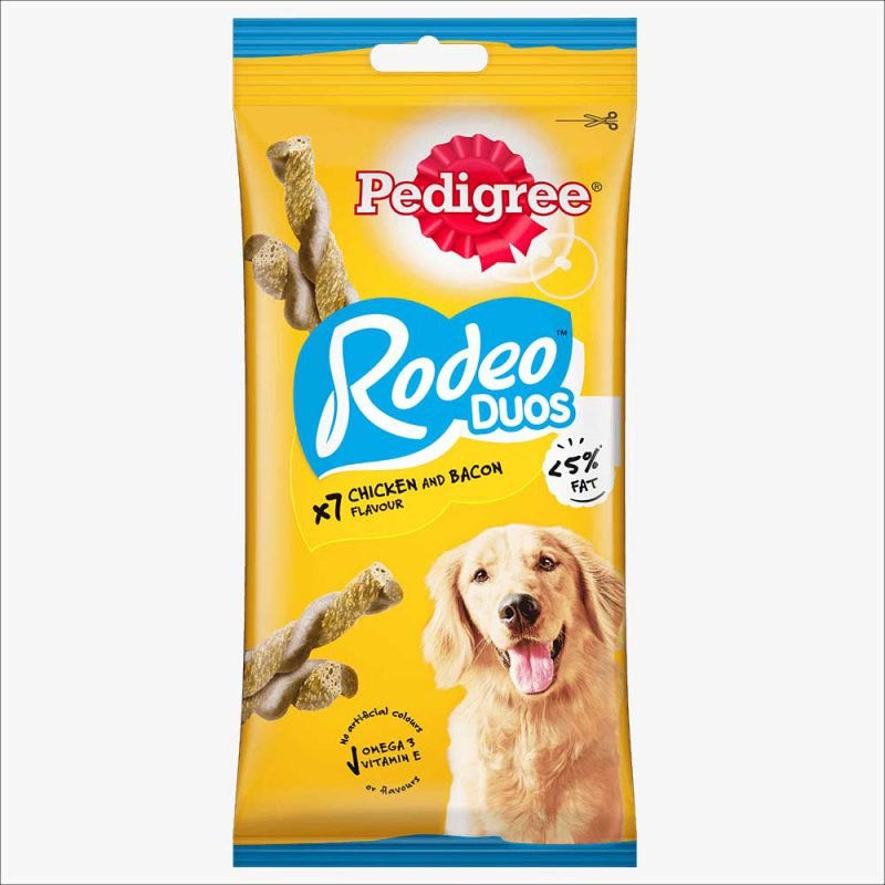 Pedigree Rodeo Duos Adult Dog Treat - Chicken & Bacon