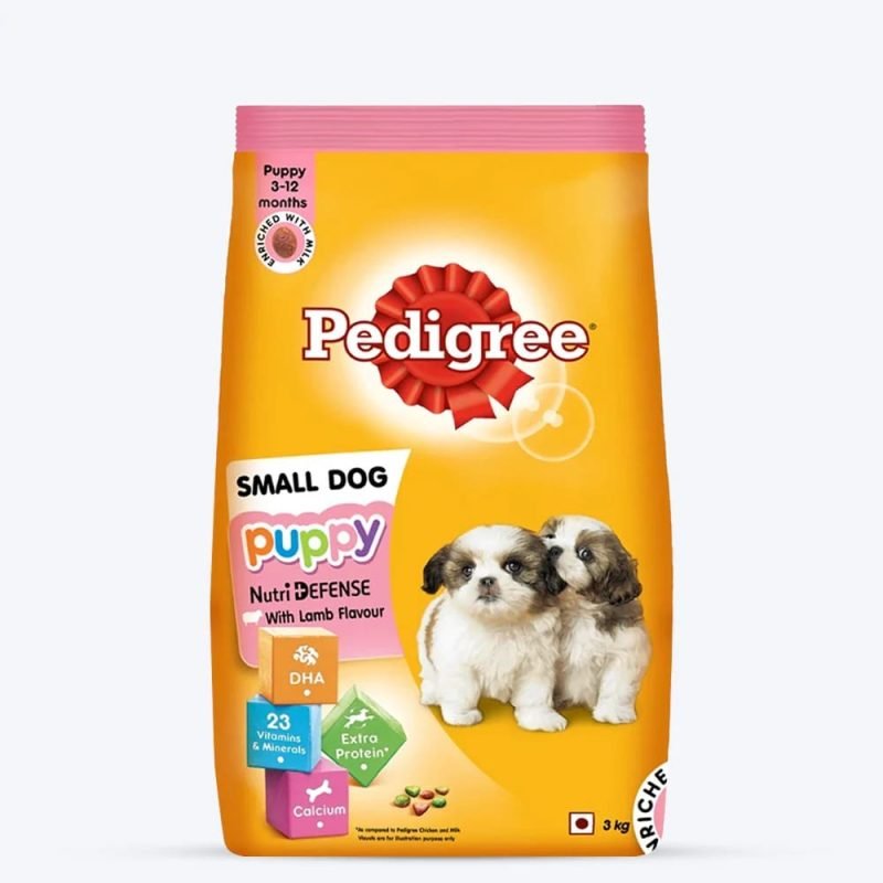 Pedigree Small Breed Dry Puppy Food - Lamb & Milk