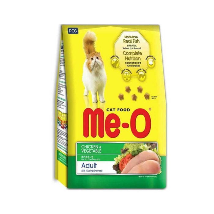 Me-O Chicken and Vegetables Adult Cat Dry Food
