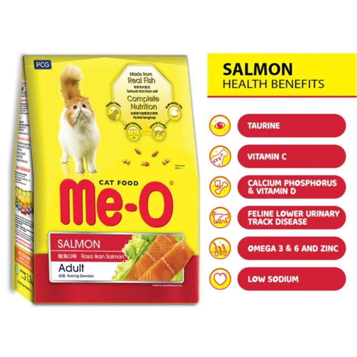 Me-O Salmon Adult Cat Dry Food