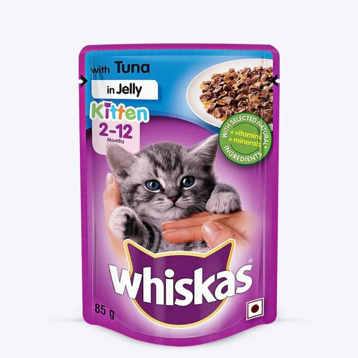 Whiskas Tuna in Jelly Wet Kitten Food - 85g packs