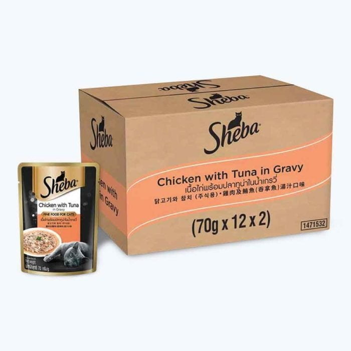 Sheba-Rich-Premium-Chicken-With-Tuna-In-Gravy-Adult-Wet-Cat-Food-70-g-Packs