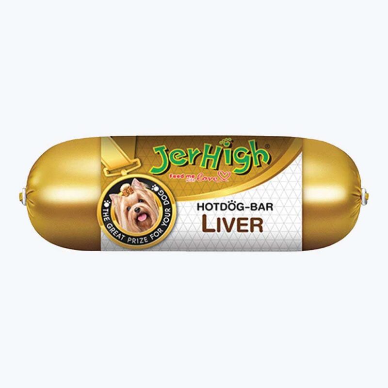 JerHigh Hotdog-Bar Liver Dog Treat-150g