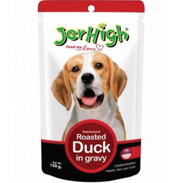 JerHigh-Roasted-Duck-in-Gravy-Wet-Dog-Food-120g