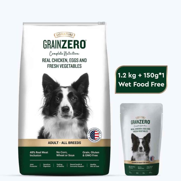 Signature-Grain-Zero-Chicken-Chunks-In-Gravy-Wet-Food-For-Adult-&-Senior-Dogs-150g