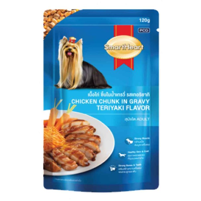SmartHeart-Chicken-Chunk-in-Gravy-Teriyaki-Flavor-Dog-Wet-Food-80g