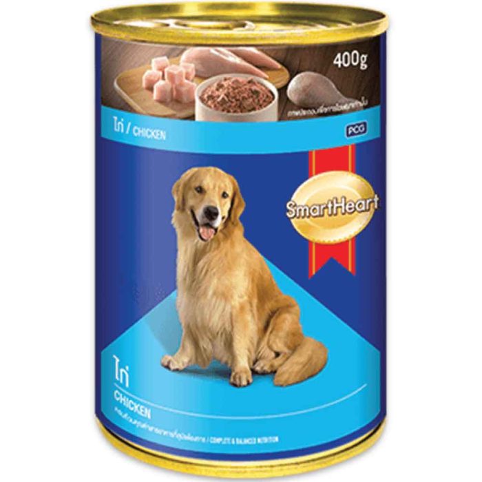 SmartHeart-Chicken-Flavor-Adult-Canned-Wet-Dog-Food-400g