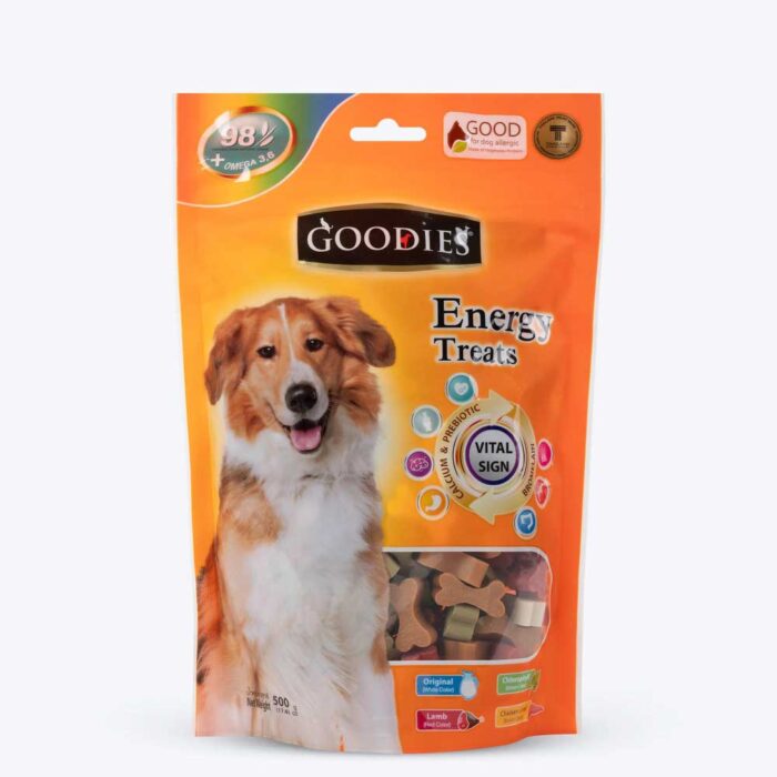 Goodies Energy Dog Treats - Bone Shaped 500g