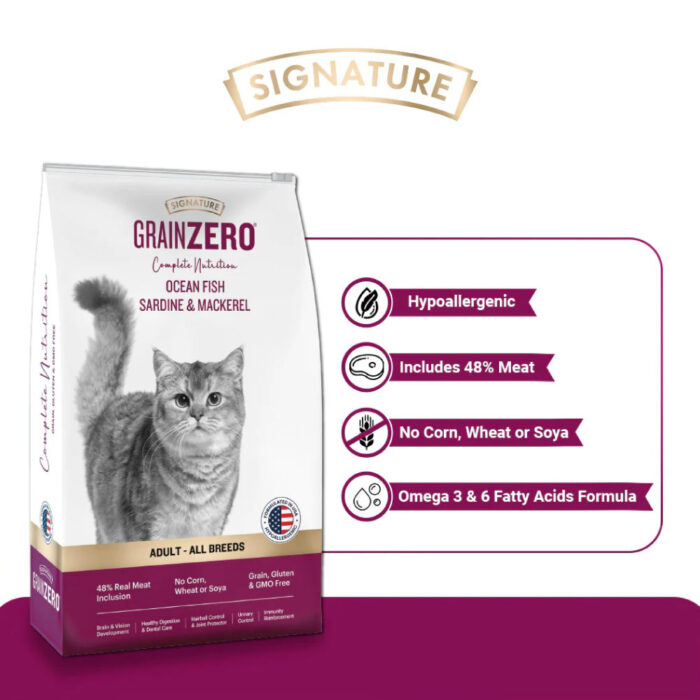 Signature Grain Zero Adult Dry Cat Food