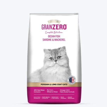 Signature Grain Zero Persian & Long Coat Dry Cat Food